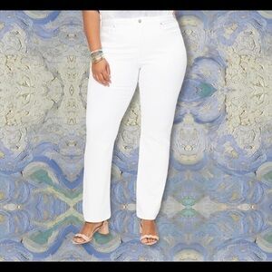 NWT NYDJ Optic White Lift N Tuck Ankle Jean 22W Slimming Stretch Booty Lift Tuck